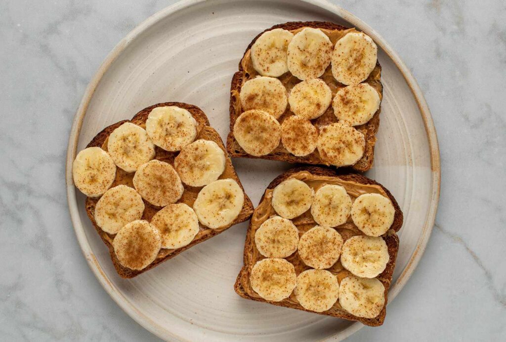 Peanut Butter Banana Toast for a Quick Start