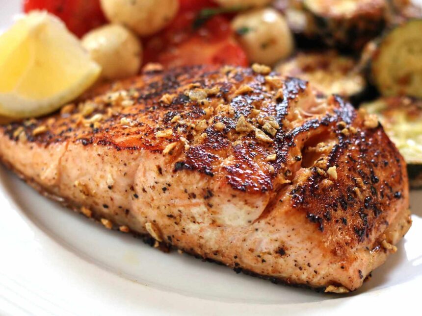 Lemon Garlic Baked Salmon Recipe